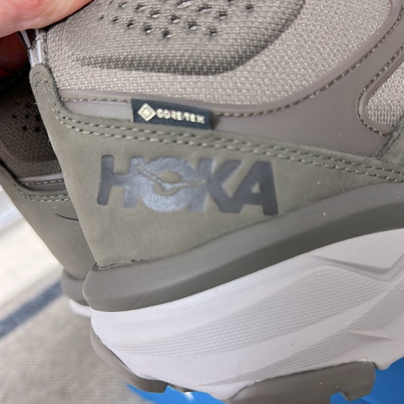 Hoka One One Challenger Gray Running Hiking Shoes High Tops Sz 10 Med (B, M) NWT - Picture 5 of 7